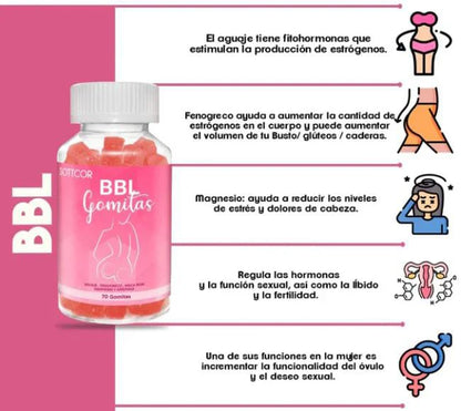 Gomitas Aguaje BBL Sottcor Adultos