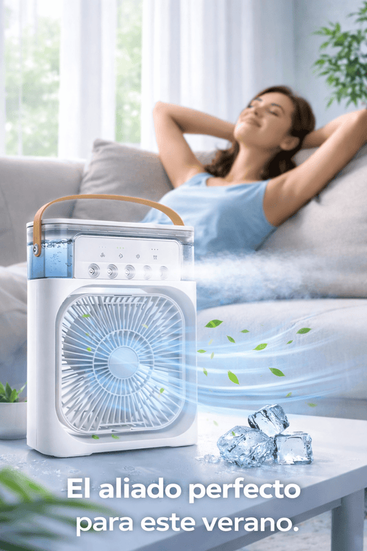 VENTILADOR HUMIDIFICADOR FRESH 3 EN 1