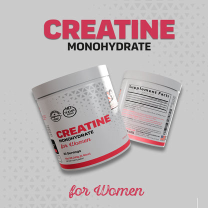 Old School Monohidrato de Creatina para Mujeres - 240 g Polvo