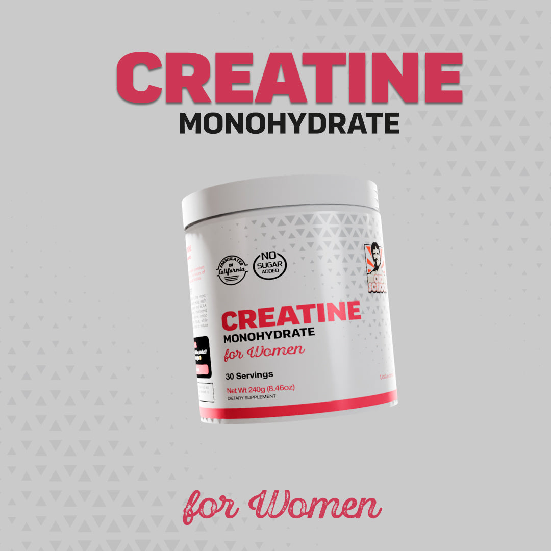 Old School Monohidrato de Creatina para Mujeres - 240 g Polvo