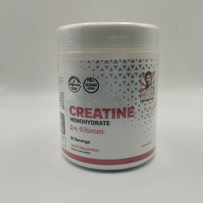 Old School Monohidrato de Creatina para Mujeres - 240 g Polvo