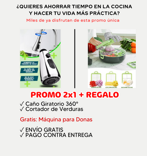 Combo Cocina Práctica (Agua + Corte Express) + REGALO