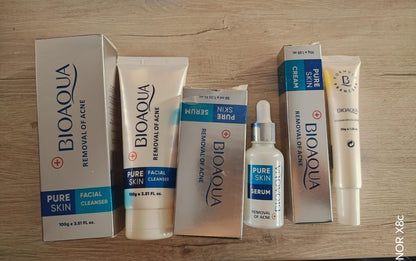Bioaqua  - Trío Facial Pure Skin Serum y Cremas